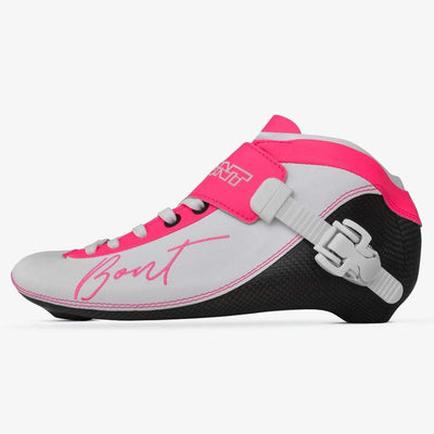 white-cheeky-pink BNT Inline Speed Skate Boots