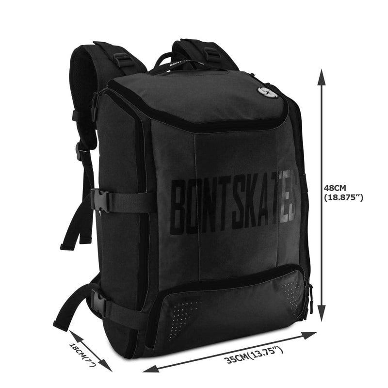 Ice Speed Skate Backpack - Bont Backpack / Black/Fluoro Yellow