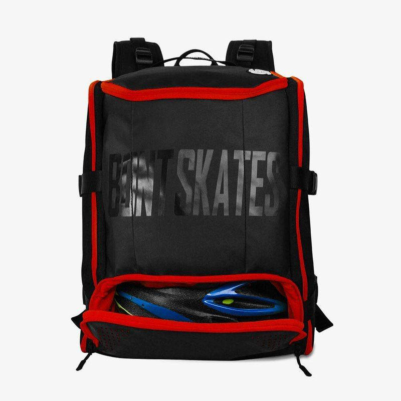black-red inline skate bag