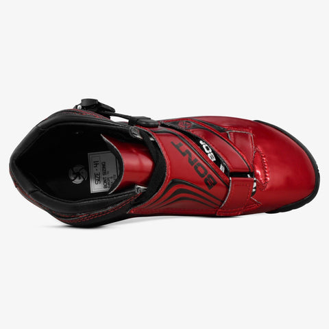 red-black bont inline speed skates