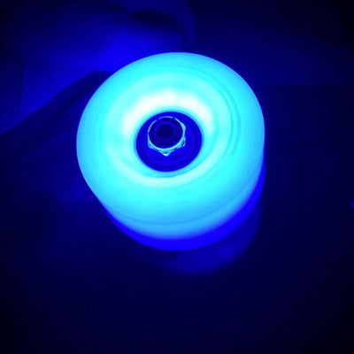 tickle-blue Bont roller skate wheel led glow luminous quad glitter light up